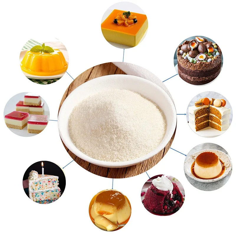 Wholesale Halal Edible Gelatin Powder From Bovine Skin for Gummies 120-280 Bloom